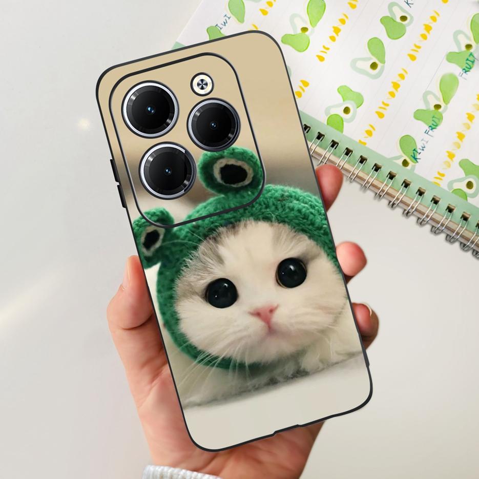 Чехол для Infinix Hot 40 Pro X6837 Милый Модный Чехол Мягкий Силиконовый Чехол для Телефона Для Infinix Hot 40i Hot40 Pro Hot40i Чехлы Бампер