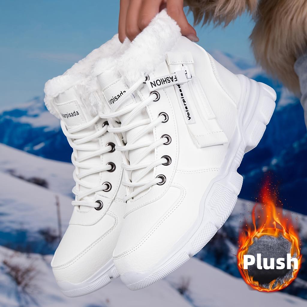 Women's Winter Snow Boots Cold-Proof Thickened Warm High-Top Ankle
