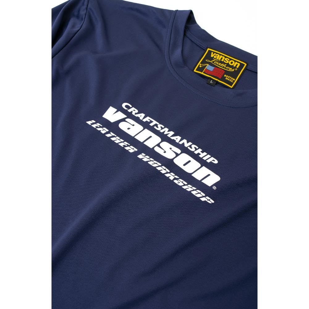 Vanson Streetwear Mesh T-Shirt, Navy