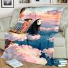 Spirited Away Print Flannel Blanket for Bedrooms, Sofas, Beds, Chairs, Picnics, Travel  Warm  Comfortable-kwq188