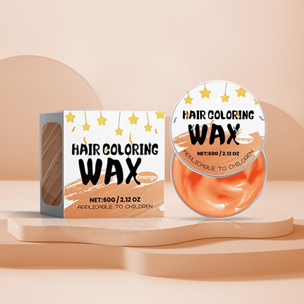 Детский воск для волос, временный воск для волос, натуральная окраска для причесок, для мужчин и женщин, для вечеринок, косплея, 60 г