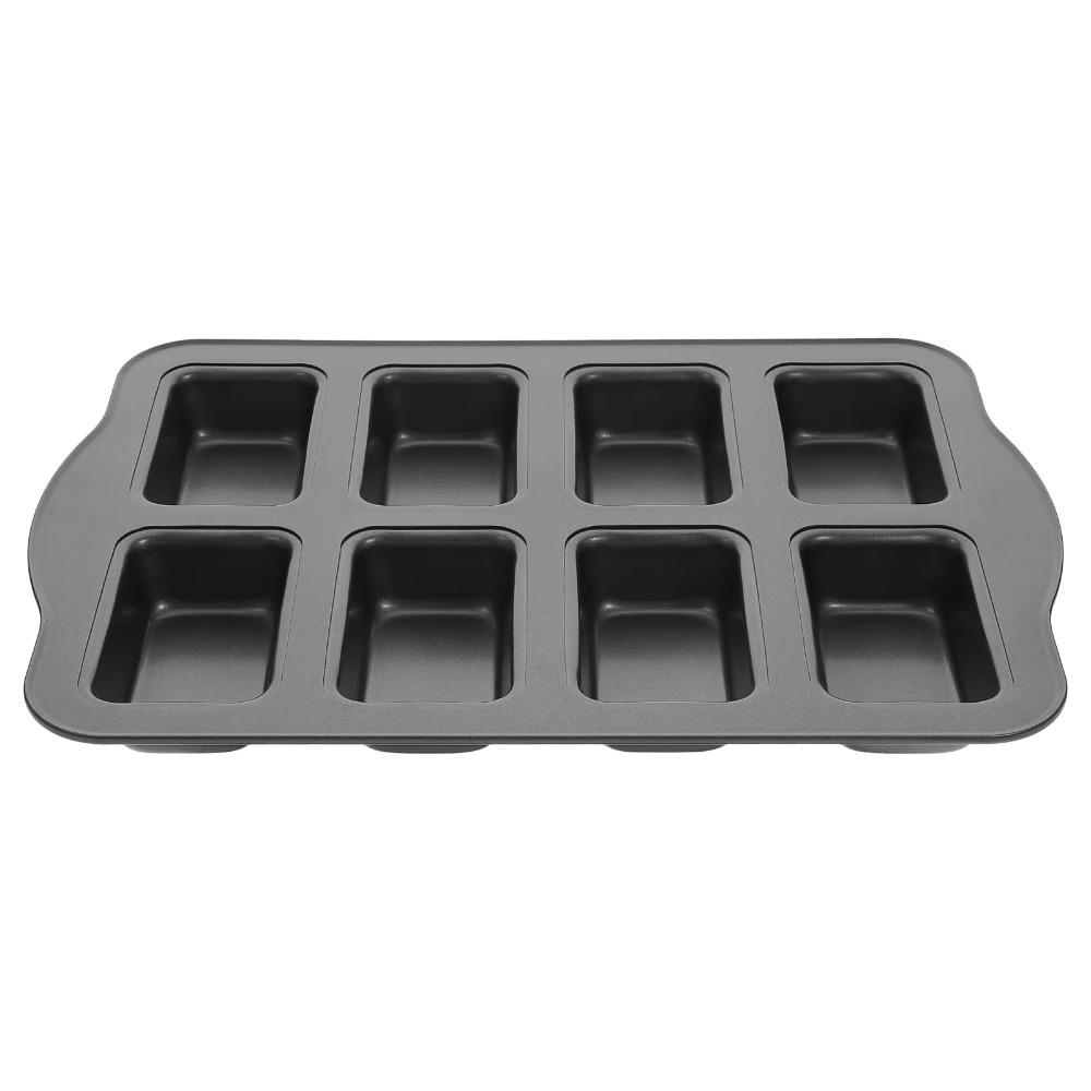 Large Capacity Mini Bread Baking Mold 8-Cavity Carbon Steel Cake Mold Muffin Dessert Tray Bakeware