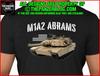 Футболка с танком M1A2 Abrams Футболка для армии США Унисекс