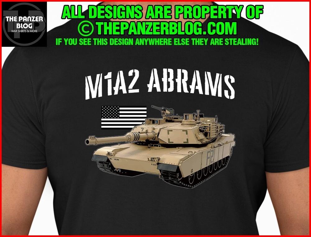 Футболка с танком M1A2 Abrams Футболка для армии США Унисекс