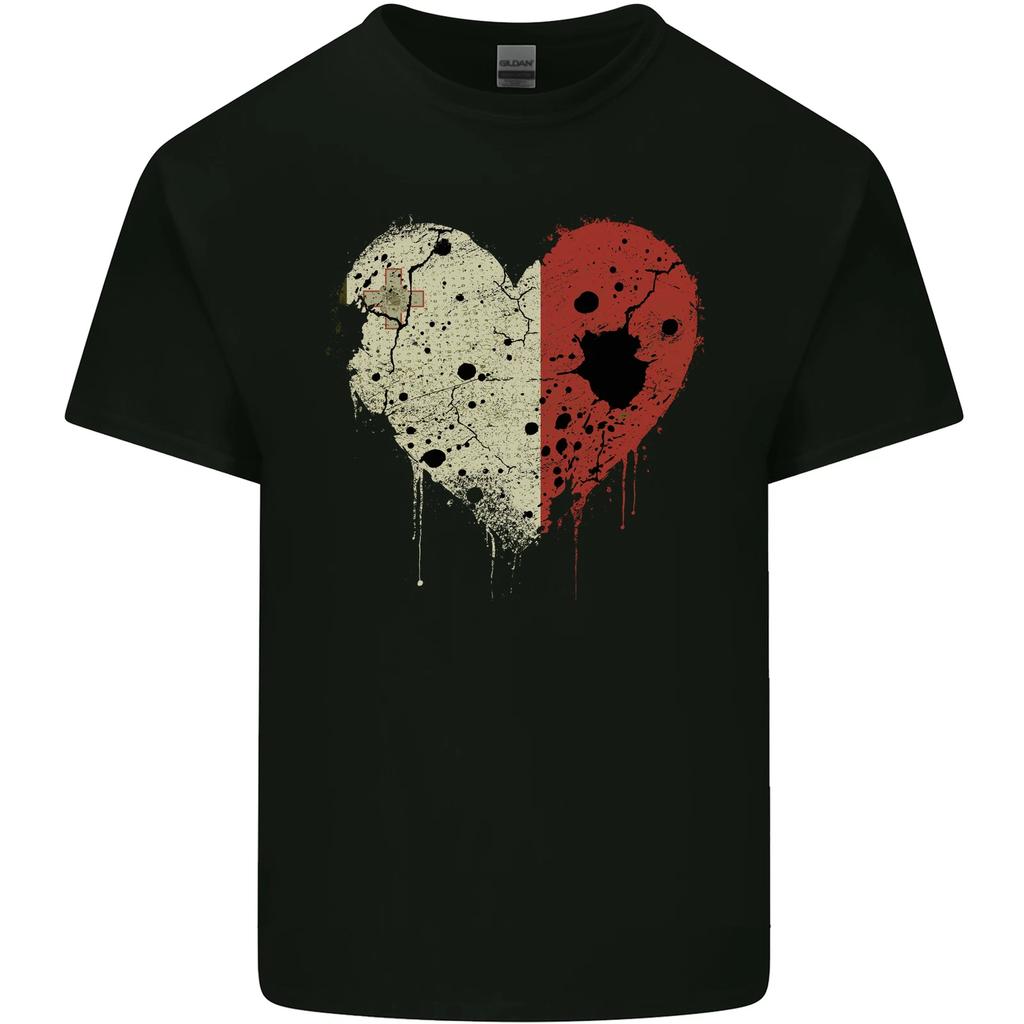 Love Malta Flag Maltese Day Football Kids T-Shirt Childrens