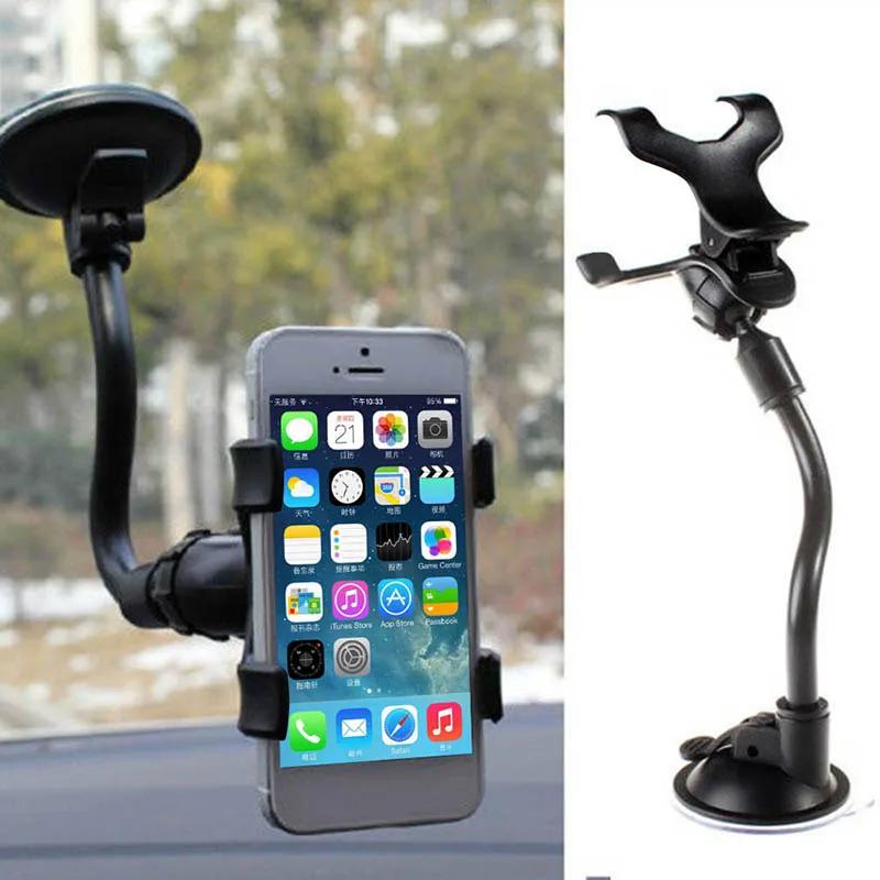 360 Rotate Sucker Car Phone Holder Flexible Mount Stand Mobile Cell Support for Smart Phone Holder In Car