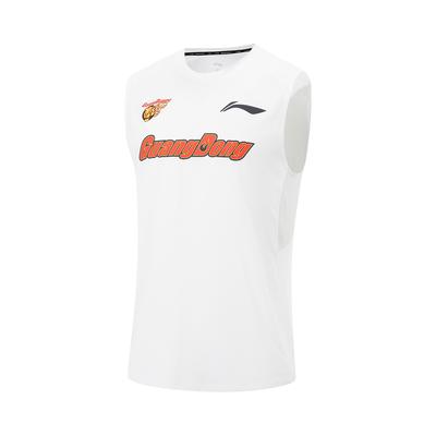 Li Ning Баскетбольная Серия Письмо Круглый Вырез Повседневный Универсальный Удобный Модный Жилет Мужской Жилет AVSV251-2