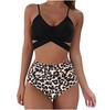 Two-piece high-waist slimming swimsuit for plus sizes Two-piece high-waist slimming swimsuit for plus sizes M