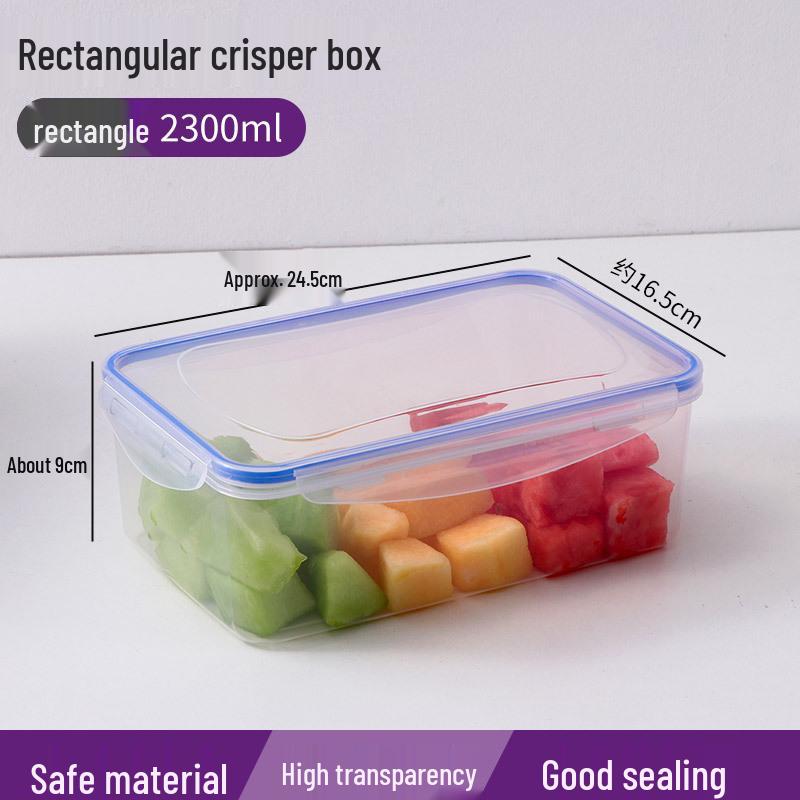 Многофункциональный герметичный пластиковый контейнер для хранения продуктов и ланч-бокс, пригодный для использования в микроволновой печи