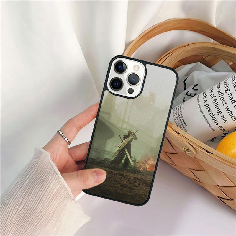 Чехлы для мобильных телефонов Final Fantasy VII для iPhone 17 Air 16e 15 14 12 13 11 Pro MAX Plus Coque Fundas