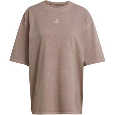 Оригинальные Удобные Модные Универсальные Футболки с Коротким Рукавом Женские Топы Тёмно-Коричневый JD5347