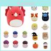 И милая плюшевая игрушка Squishmallow с изображением Stump The Skeleton Squad Bouncer**