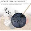 Steel Tongue Drum Rain Chime, Rain Drum for Outside, Rain Drum Instrument for Outside, Steel Tongue Drum Rain Chime Waterproof, Steel Tongue Drum