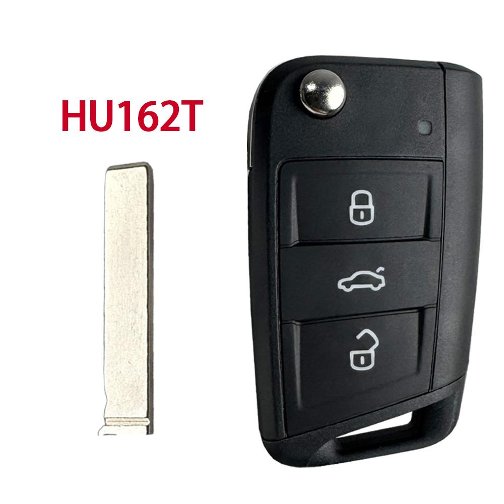 Лезвие Hu66 Hu162T для Vw Golf 5 Golf7 Sportsvan Gti Mk7 Для Skoda Octavia A7 Для Seat Mqb Чехол-заготовка для корпуса пульта автомобильного ключа