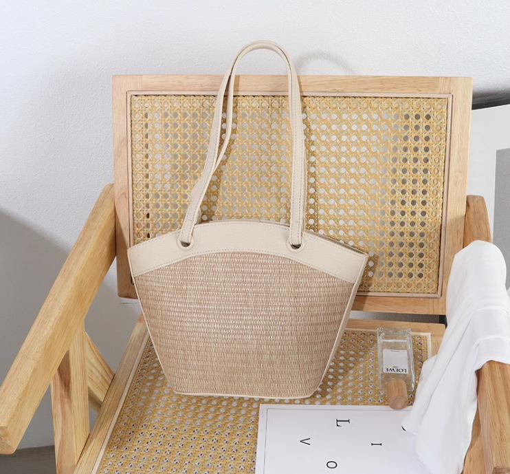 Модная французская ретро-сумка из плетеной соломы для женщин — идеальный вариант для отпуска на море и пляжного отдыха