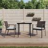 VidaXL Garden Chairs Cushions Set of 2 Brown 56.5x57x83 Cm Rattan 364095