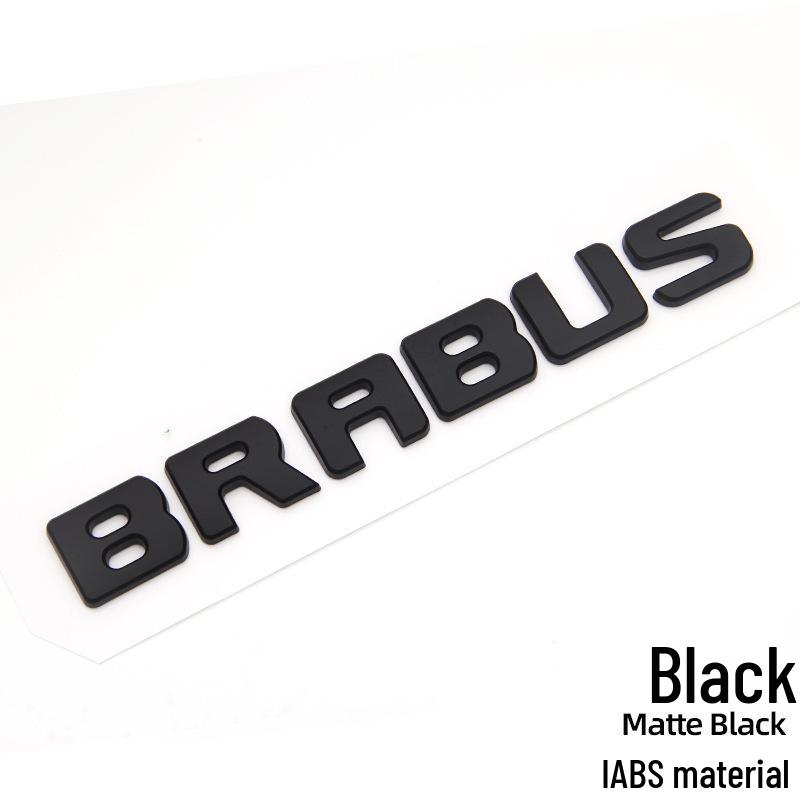 Логотип BRABUS на английском языке, эмблема автомобиля: Наклейка для украшения хвоста и хобота
