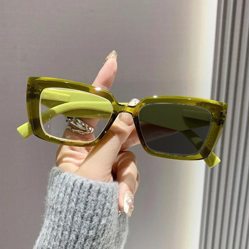 High-Definition Men'S And Women'S Reading Glasses From Europe And America Square Frame Fashionable And Trendy Presbyopia Glasses