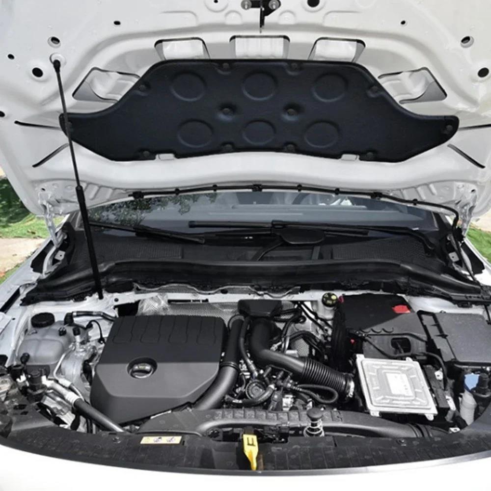 For Mercedes-Benz GLA H247 2020 Car Front Engine Hood Insulation Cotton Pad Sound Heat Mat Foam Soundproof Cotton with Buckle Heat Shields 2