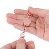 Metal Easy-to-pull Buckle Rope Elastic Elastic Keychain New Retractable Key Ring  Doctors/Nurses