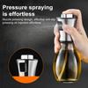 Oil Sprayer 200ml Glass Bottle Anti-slip Food-grade Cooking Press Spray Sealed Nozzle Kitchen Mister for Frying BBQ Salad Making