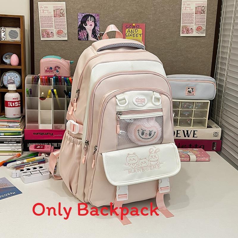 Animal Pattern Cartoon Lightweight Backpack Fashionable And Fresh Student Bag