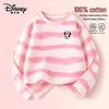 Disney Хлопковая футболка с длинным рукавом и принтом для девочек