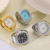 Punk Rings Jewelry Clock Vintage Finger Watch Ring Hip Hop Roman Quartz Watch  Women