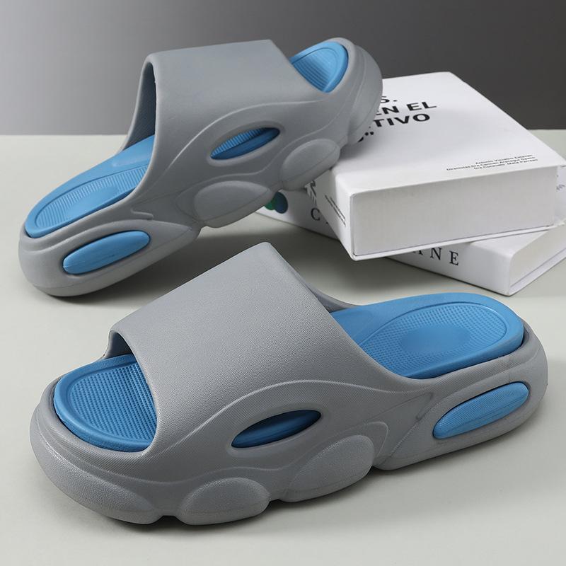 Fashion Slippers for Men Platform Soft Sole Slides Unisex EVA Light Home Shoes Non-Slip Indoor Men's Bathroom Sandals