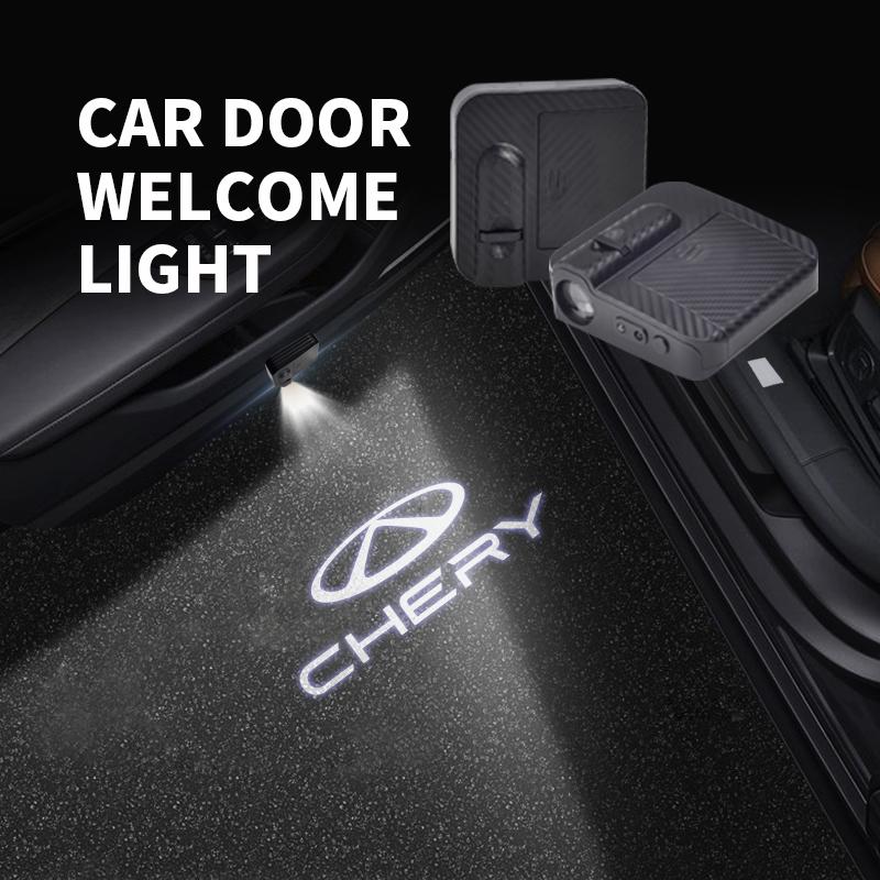 HD LED Для Логотипа Chery Tiggo 3 5 7 8 Pro Plus Jetour X70 Arrizo Amulet Arrizo Дверная Подсветка Приветствия HD Проектор Лампа Приветствия