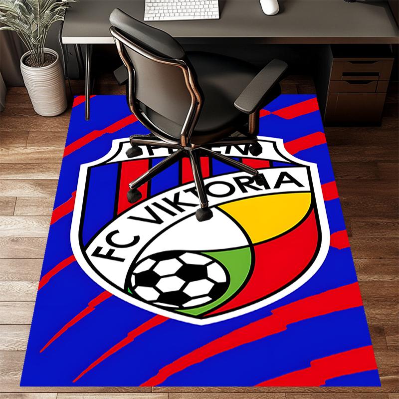 FC Viktoria Polyester Carpet, Soft Indoor Mat for Office Chair, Living Room, Computer Desk - Decorative Home Office Rug Design