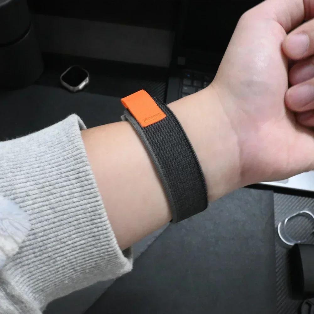 Нейлоновый ремешок Trail Loop для Samsung Galaxy Watch 7 Ultra 47 мм Браслет Мужской для SAMSUNG ULTRA 47 47MM Нержавеющая сталь Correa
