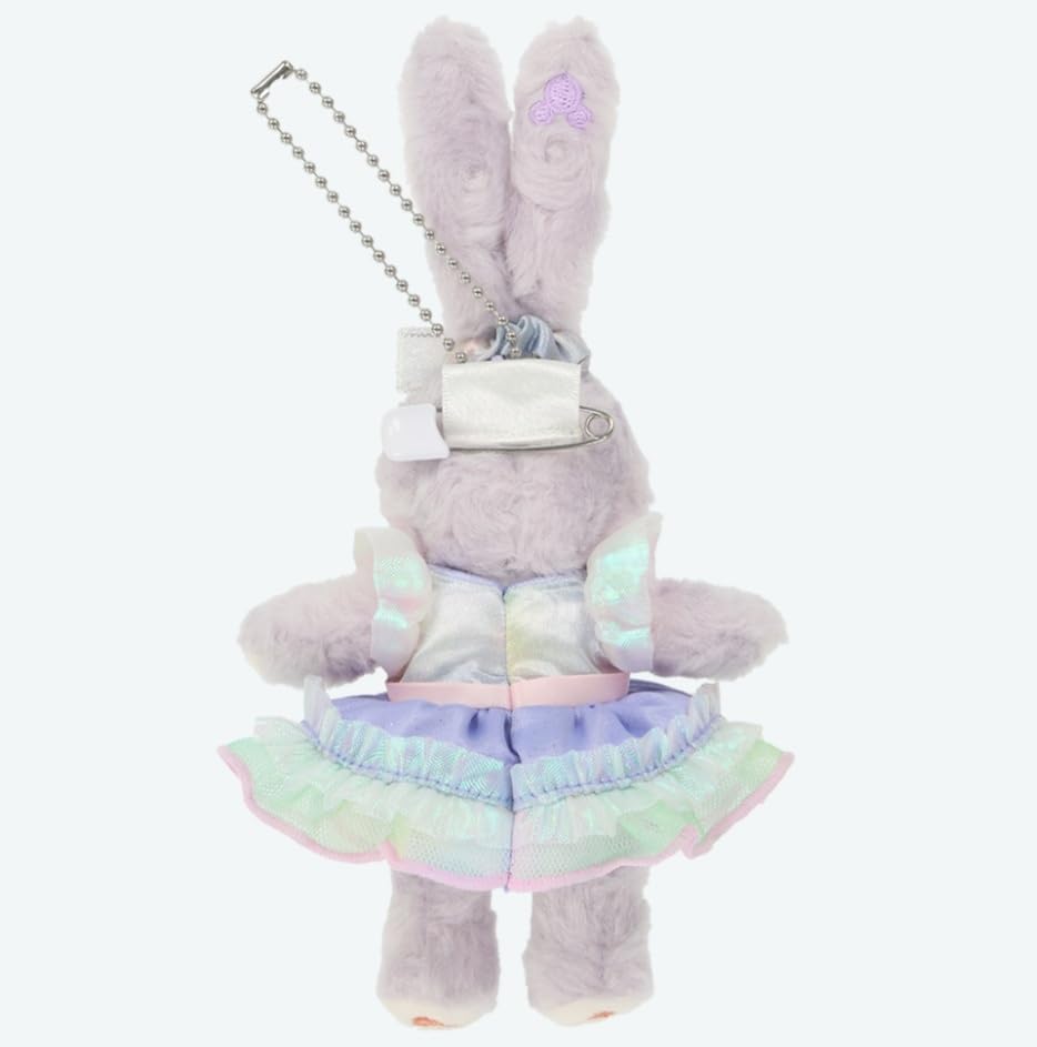 Stella Lou Plush Duffy Friends 20th Anniversary Colorful Tokyo Disney Resort Gift Badge, & Happiness, Exclusive, Souvenir,