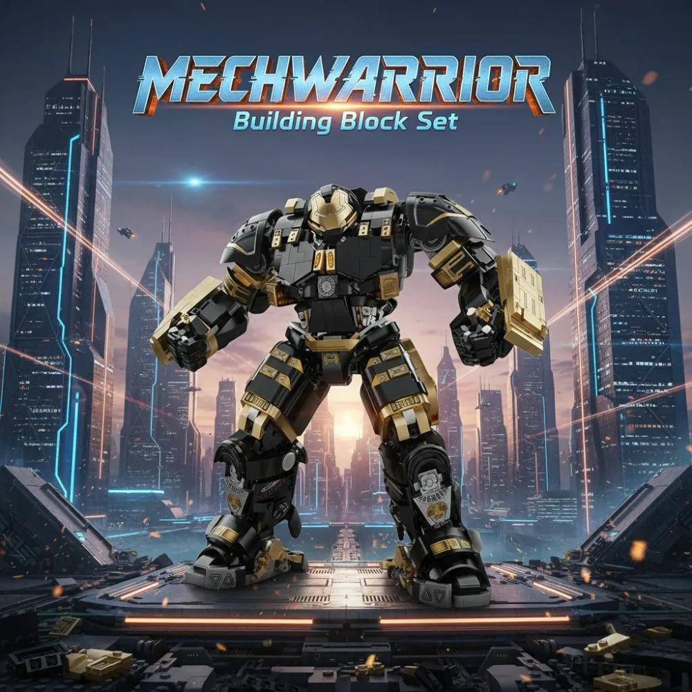 2348 деталей Набор строительных блоков для сборки модели MechWarrior для взрослых - Креативный Коллекционный Домашний Декор Легко собирается Изысканный дизайн