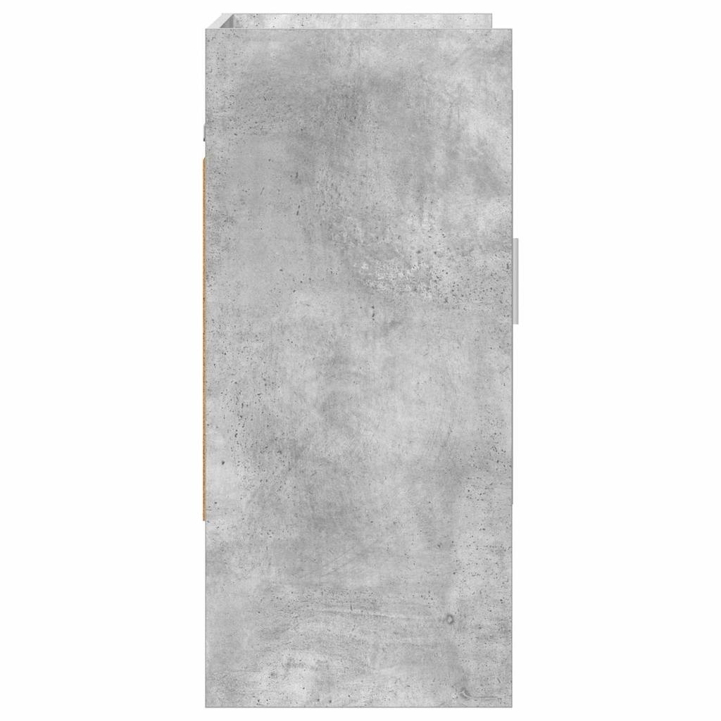 Wall Mounted Shelf Wall Bracket Concrete Grey 80 x 36 x 80 cm Wood Based Material