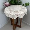1 шт. Винтажные вязаные салфетки 60 см Круглая скатерть Shabby Chic Вязаная подставка под тарелку Ручная работа Декор для свадьбы и мероприятий
