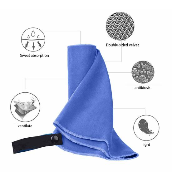 Супервпитывающее прямоугольное спортивное полотенце из микрофибры, быстросохнущее полотенце для йоги, спортивные товары