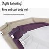 ROMON Men's Ice-Feel Lyocell & Cotton Short-Sleeve T-Shirt