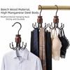 Rotating Top Hook Rotating Storage Hanger 8 Hook Closet Organizer Multi-Claw Bag Hook  Home Storage