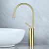 Tuqiu Матовый Золотой Смеситель Для Раковины Смеситель Для Ванной Комнаты Горячая Холодная Латунный Смеситель Для Раковины Латунный Смеситель Для Кухни Поворотный Раковина Водопроводный Кран