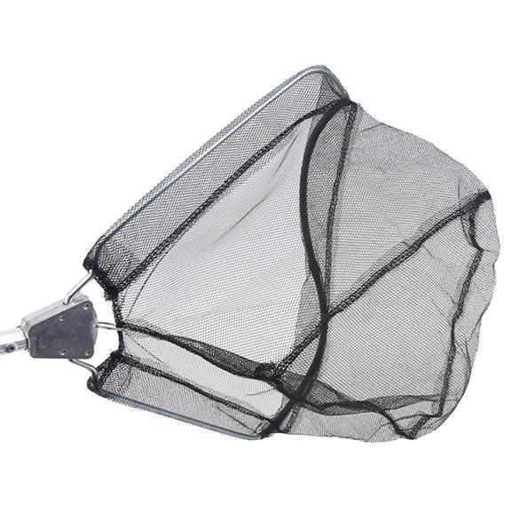 Портативный рыболовный сачок с треугольной ручкой из алюминиевого сплава, прочная нейлоновая сетка, ручные рыболовные снасти, складная мини-рыболовная сачка