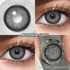 2Pcs Natural Green Colored Contacts for Eyes Blue Lenses Brown Eye Contacts Yearly Lens Makeup Gray Pupils Use for Eye