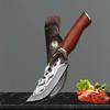 Forged Kitchen Knives Meat Cleaver with Sheath Stainless Steel Boning Knife Fishing Cooking Barbecue Knife for Household