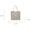 Новая сумка-тоут с цветочным принтом, универсальная, портативная, повседневная, для commutes, женская