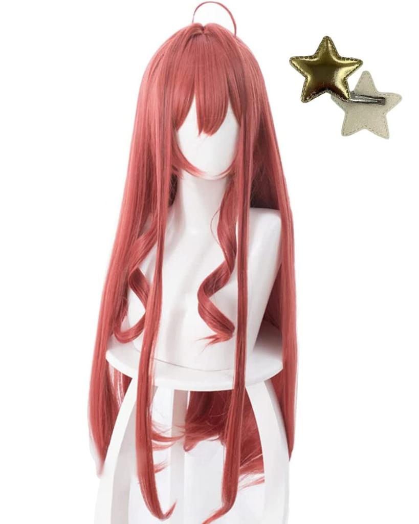 [Milky Time] The Quintessential Quintuplets Nakano Ichika, Nino Miku, Yotsuba, and May Cosplay Set with Wig, Halloween (M, May Set)