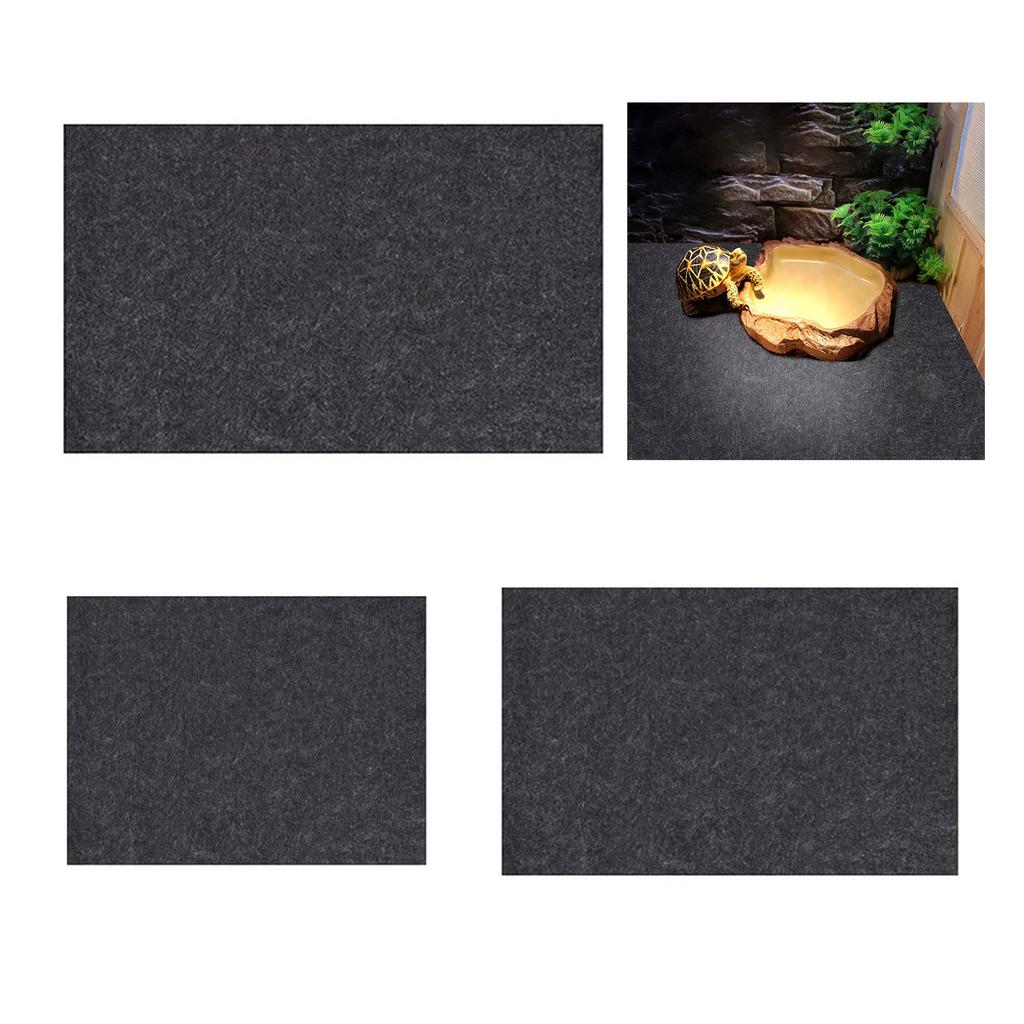 Reptiles Carpet Bearded Dragon Felt Mat for Chameleons Iguanas Lizards Bedding Pet Cage Mat Supplies Substrate