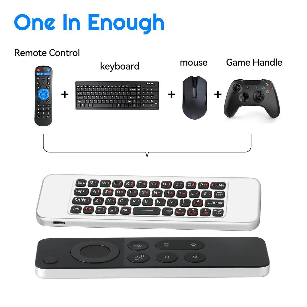 Universal Voice Remote Control Air Mouse W3 2.4G Handheld Mini Wireless Keyboard for Android TV BOX Windows PC