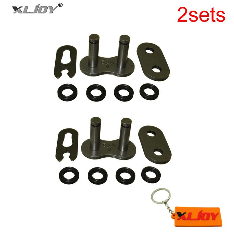 XLJOY 520 Цепь X-ring Соединительное звено Для Honda Yamaha Suzuki Kawasaki