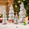 1PC Miniature  Lifelike  Creative Long-lasting Portable  Mini Christmas Tree Tower Shaped Cedar