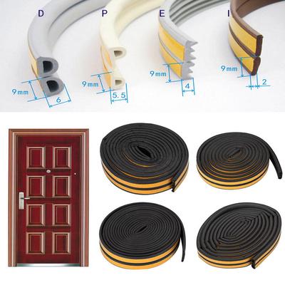 5M D / E / P / I Тип Foam Weather Draft Excluder Самоклеющиеся оконные дверные уплотнения Str
